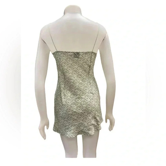 Princess Polly Stargazing Floral Mini Green Slip Dress Size 2 - Picture 10 of 14